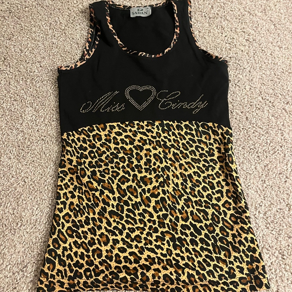 Leopard Print Tank Top